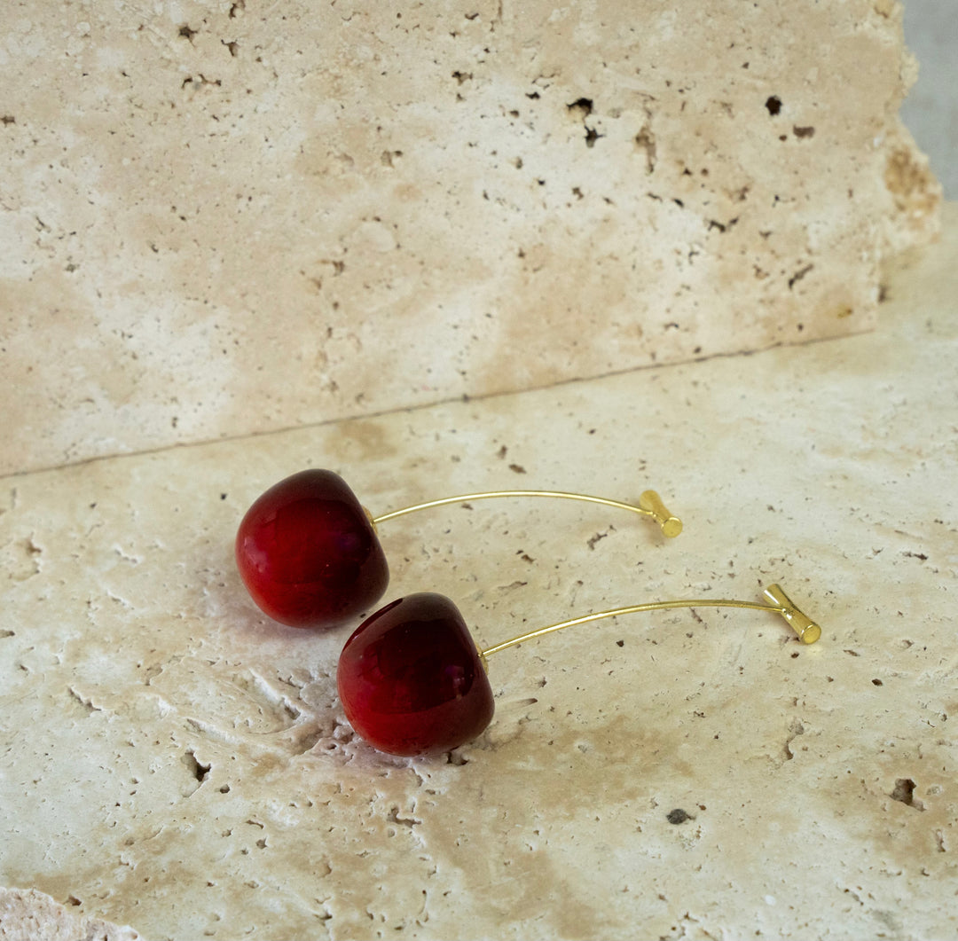 Cherry earrings