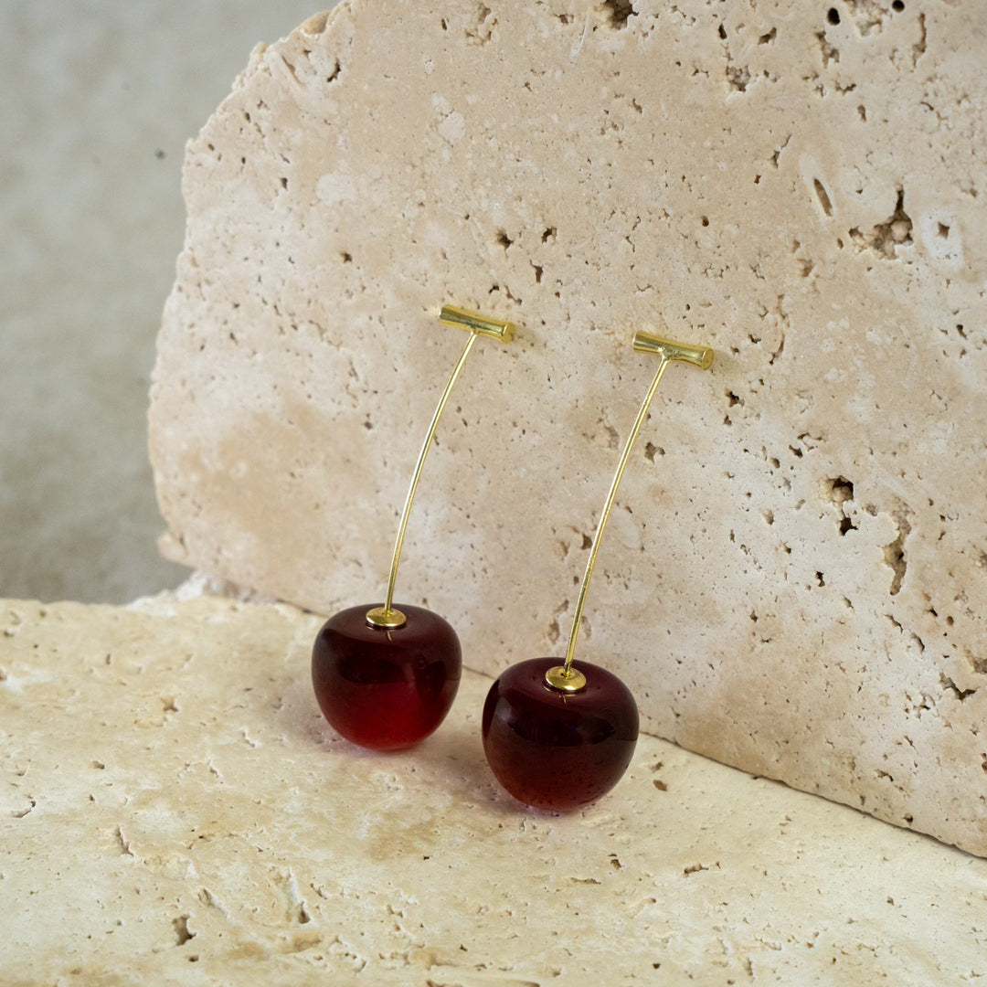 Cherry earrings