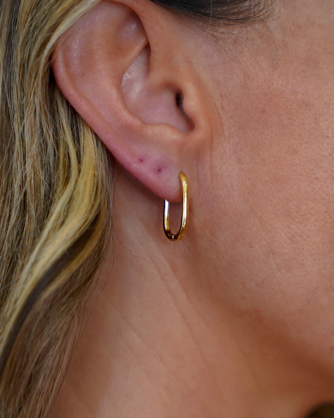 Rectangle hoops - thin