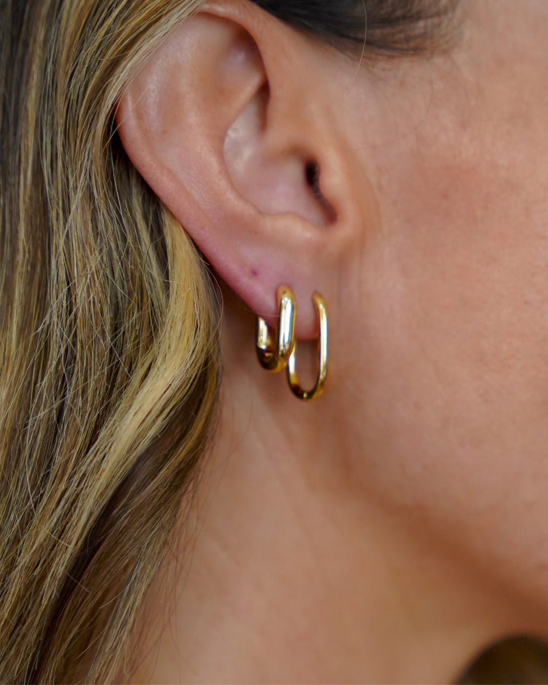 Rectangle hoops - thin